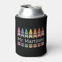 Personalised Crayon Teacher Name Cute Back School