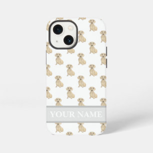 Personalised Cream Smooth Dachshund iPhone 13 Mini Case