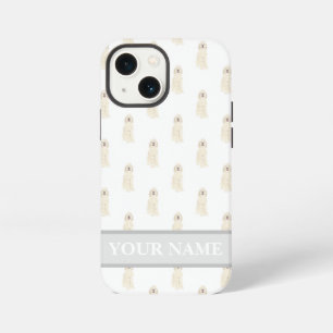 Personalised Cream White Doodle Dog iPhone 13 Mini Case