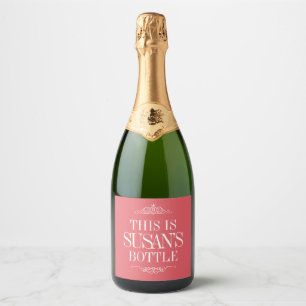 Personalised   Create Your Own Sparkling Wine Labe Label
