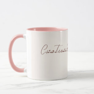 Personalised Creative Brain Mug - Pink Interior Co