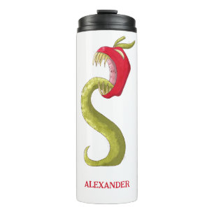 Personalised Creepy Apple Monster Kids Thermal Tumbler