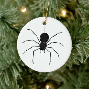 Personalised Creepy Spider Halloween Tree Ornament