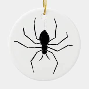 Personalised Creepy Spider Halloween Tree Ornament