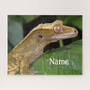 Personalised Crested Gecko Pet Lizard Jigsaw Puzzle