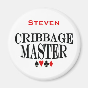 Personalised Cribbage master Magnet