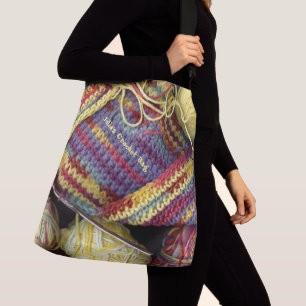 Personalised Crochet Crossbody Bag