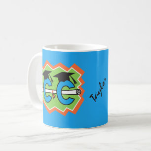 Personalised Cross Country Runner Graduate Coffee Mug