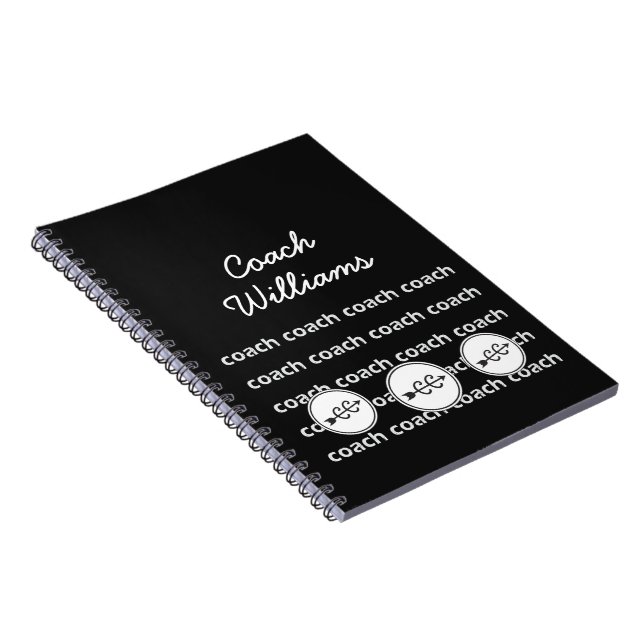 Personalised Cross Country Running Coach Notebook (Right Side)