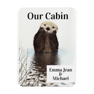 Personalised Cruise Door Cute Sea Otter Magnet