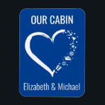 Personalised Cruise Door Heart Lover   Magnet<br><div class="desc">This design may be personalised in the area provided by changing the photo and/or text. Or it can be customised by clicking Personalise this Template and then choosing the click to customise further option and delete or change the colour of the background, add text, change the text colour or style,...</div>