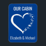 Personalised Cruise Door Heart Lover   Magnet<br><div class="desc">This design may be personalised in the area provided by changing the photo and/or text. Or it can be customised by clicking Personalise this Template and then choosing the click to customise further option and delete or change the colour of the background, add text, change the text colour or style,...</div>