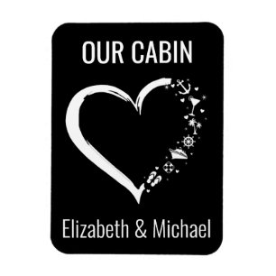 Personalised Cruise Door Heart Lover    Magnet