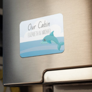 Personalised Cruise Door Sea Dolphin Marker Magnet