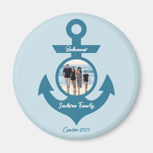 Personalised Cruise Family Trip with Your Photo Magnet