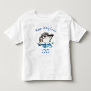Personalised Cruise Ship Toddler T-Shirt