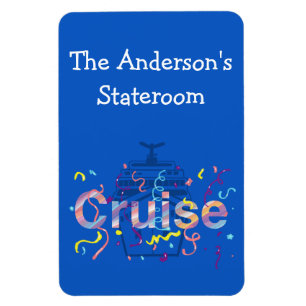Personalised Cruise Stateroom Magnet