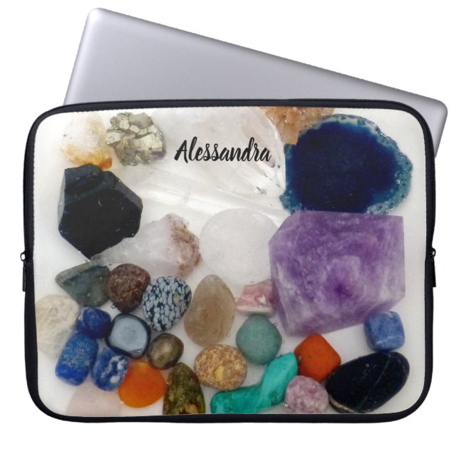 Personalised Crystal Collection Laptop Sleeve (Front)