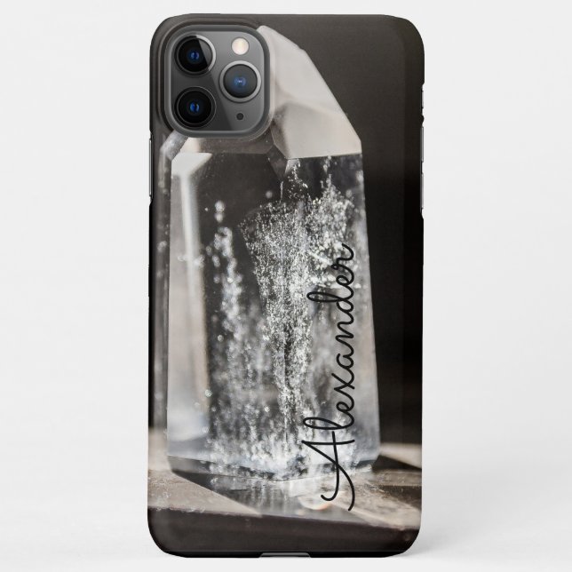Personalised Crystal Witch Add Name  iPhone Case (Back)