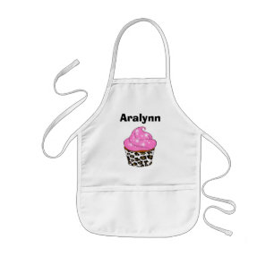 “Personalised Cupcake Apron” for Children Kids Apron