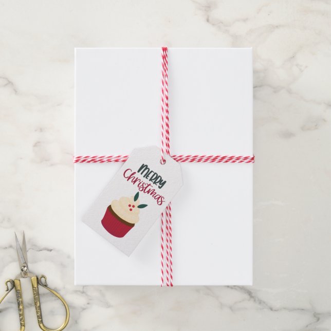 Personalised Cupcake Gift Tag (With Twine)