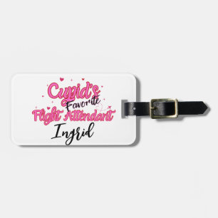 Personalised Cupid-Themed Luggage Tag