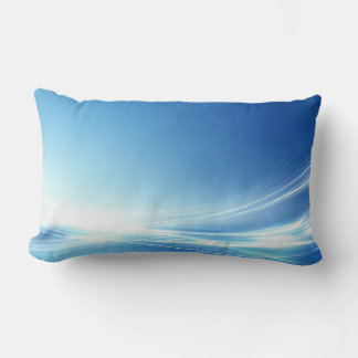 Personalised Cushion – Blue Abstract