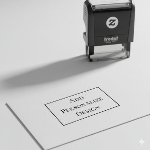 Personalised Custom 2.65" x 0.9" Self-inking Stamp