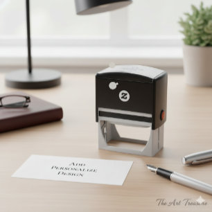 Personalised Custom 2.9" x 1.4" Self-inking Stamp