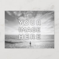 Personalised Custom 2 Photo Black And White 