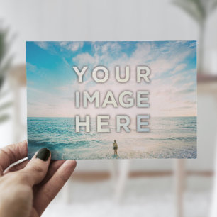 Personalised Custom 2 Photo Postcard