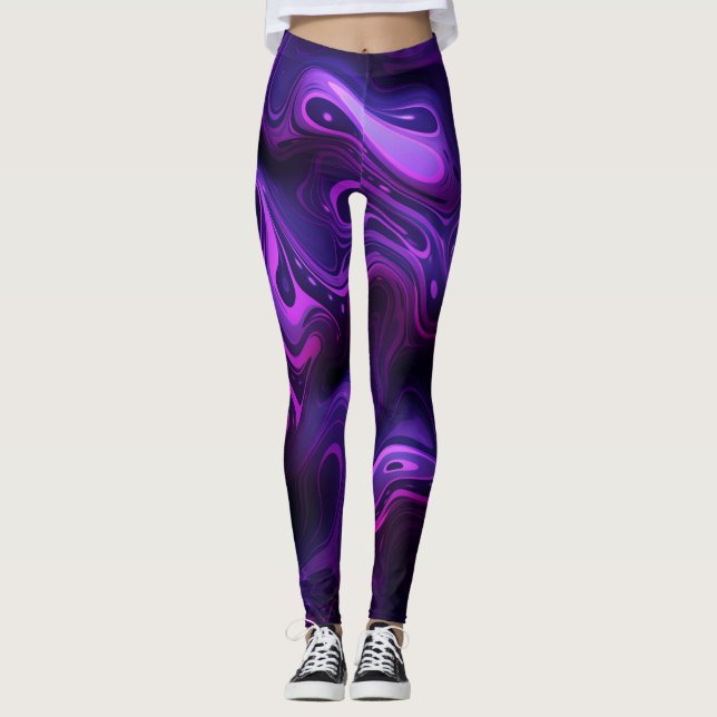 Personalised Custom All-Over-Print Leggings (Front)