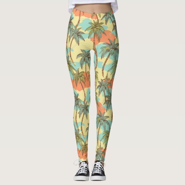 Personalised Custom All-Over-Print Leggings (Front)