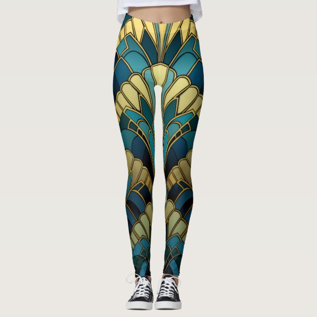 Personalised Custom All-Over-Print Leggings (Front)