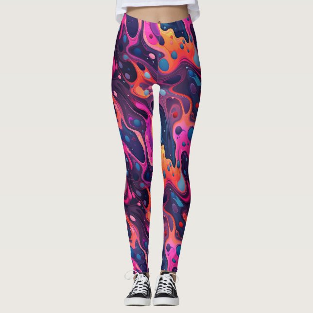 Personalised Custom All-Over-Print Leggings (Front)