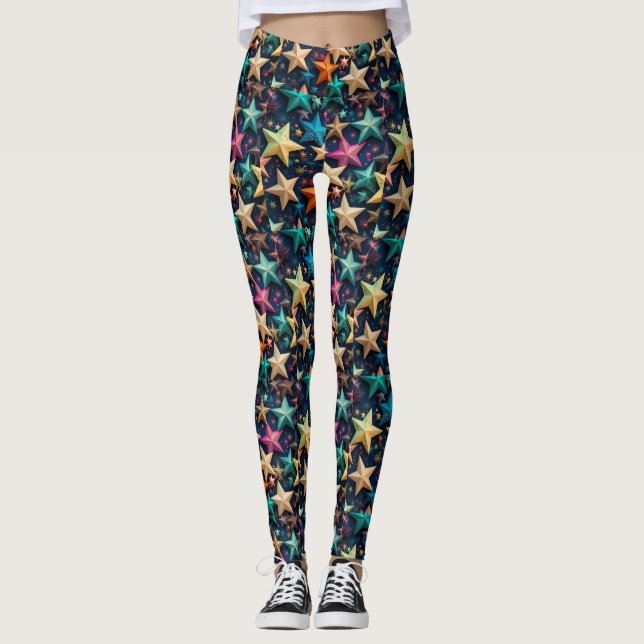 Personalised Custom All-Over-Print Leggings (Front)