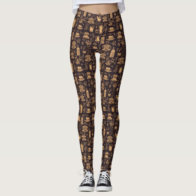 Personalised Custom All-Over-Print Leggings (Front)