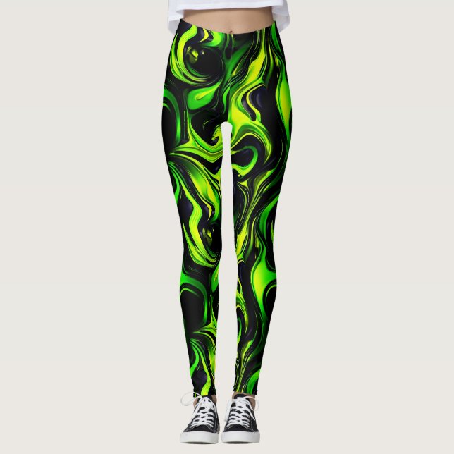 Personalised Custom All-Over-Print Leggings (Front)