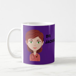 Personalised  custom avatar doctor's day coffee mu coffee mug
