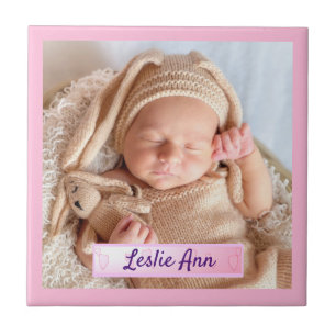 Personalised Custom Baby Photo Ceramic Tile