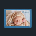 Personalised Custom Baby Photo Trifold Wallet<br><div class="desc">What a really useful gift, photo Wallets make, just add your own special image and text, it's so easy to change the colour of the wallet to go with the photo. An excellent way to carry a treasured family photo with you, or any other image of your choice, grandparents would...</div>