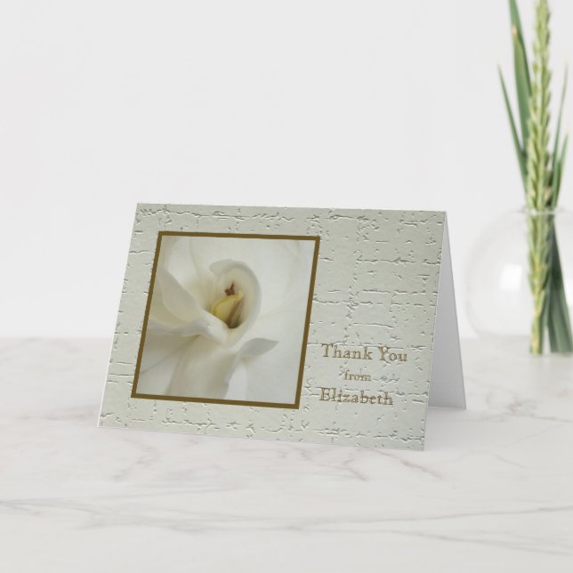 Personalised Custom Blank Thank You Card (Front)