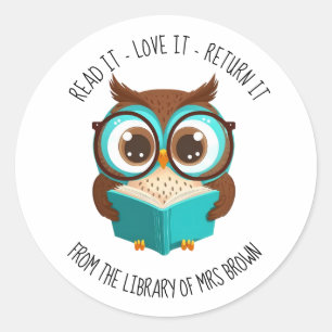 Personalised Custom Book Stickers   Bookplate Labe