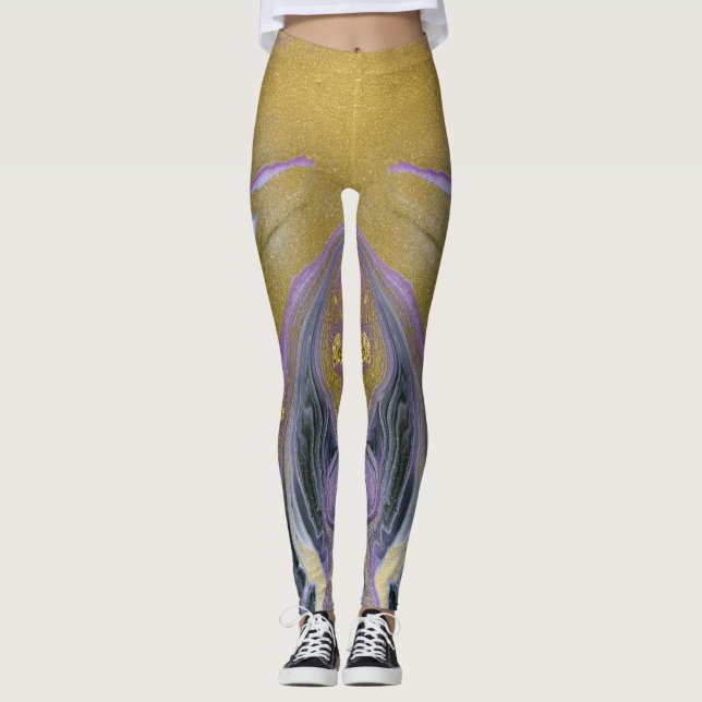 Personalised Custom Branded Made Leggings (Front)