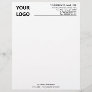 Personalised Custom Business Letterhead Template