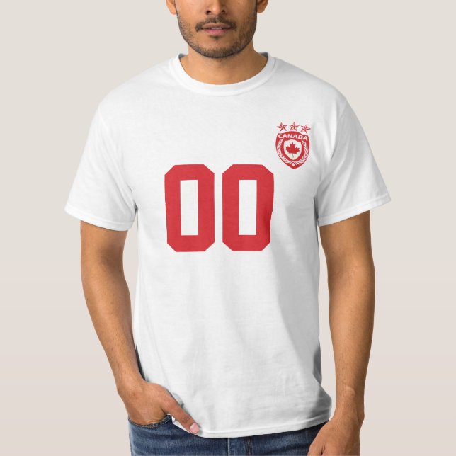 Personalised & Custom Canada Sport Jersey T-Shirt (Front)