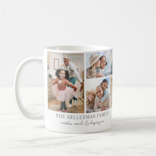 Personalised Custom Classic Family Photo Collage Coffee Mug