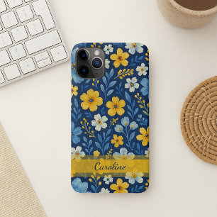 Personalised Custom Classy Floral Art Pattern iPhone 11 Pro Max Case