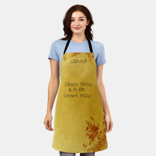 Personalised Custom Classy Sassy A Bit Smart Assy Apron