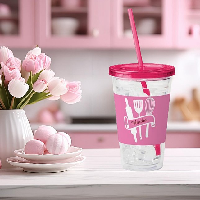 Personalised custom cook's  acrylic tumbler (Creator Uploaded)